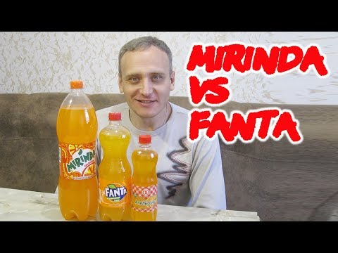 Видео: Fanta VS Mirinda Сравниваем напитки Обзор Сравнение Иван Кажэ Фанта и Миринда