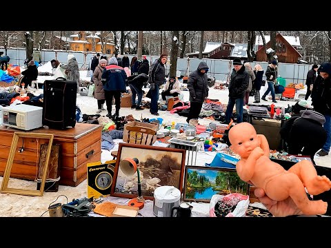 Видео: Поход на Барахолку Санкт-Петербурга. Экономия на покупках в 10 раз. Блошиный рынок на Удельной