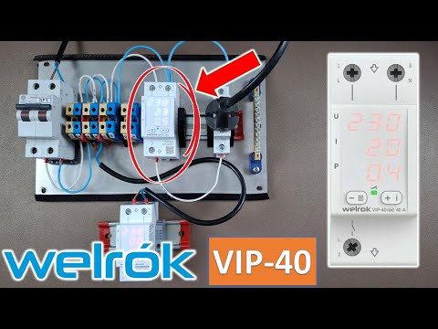 Видео: Настройка и работа VIP 40  многофункционального реле напряжения от Welrok