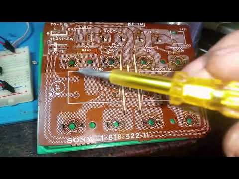 Видео: Ремонт усилителя Sony TA-F333ESX