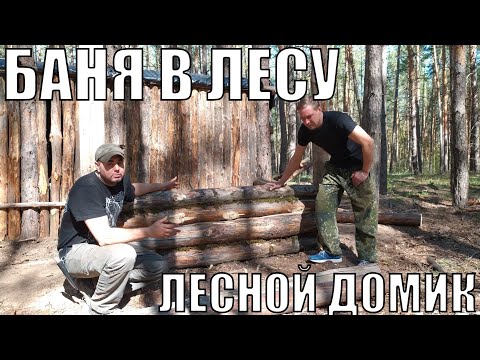 Видео: БАНЯ В ЛЕСУ | ЛЕСНОЙ ДОМИК | ЛАЧУГА | ПОХОД В ЛЕСНОЙ ЛАГЕРЬ | ГОТОВИМ ОКРОШКУ | БУШКРАФТ