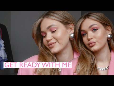 Видео: GET READY WITH ME / собираемся на мероприятие, макияж в розовых оттенках