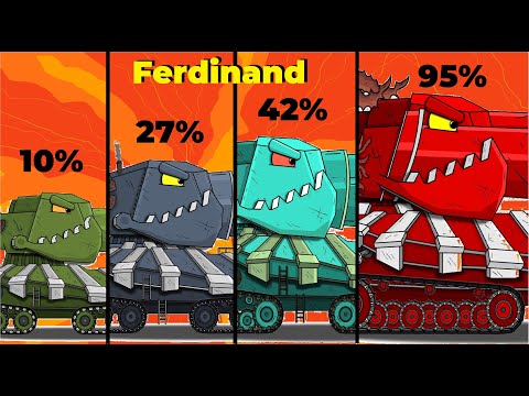 Видео: Эволюция Гибридов Фердинанд - Мультики про танки - Cartoon about tanks