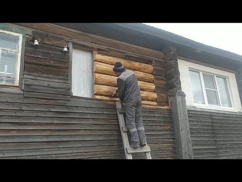 Видео: Жизнь в глуши.Ремонт старого дома.Заложили часть стены. Привезли новые окна.#98