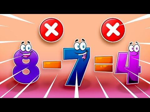 Видео: Віднімання 🧠📚 + Більше Освітніх Відео для Дітей | Розумники