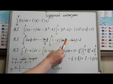 Видео: Тодорхой интеграл
