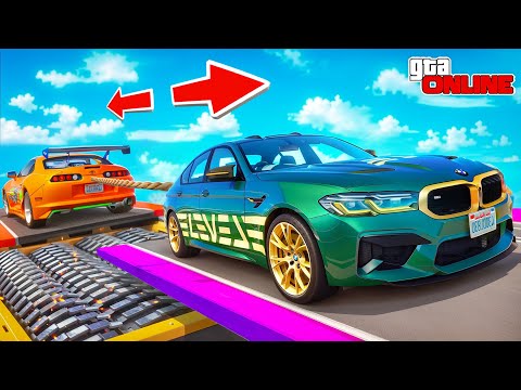 Видео: ТАЧКИ БЛОГЕРОВ ПРОТИВ ФОРСАЖНЫХ СПОРТКАРОВ! ПЕРЕТЯГИВАНИЕ КАНАТА В GTA 5!  - ЭКСПЕРИМЕНТЫ ГТА 5
