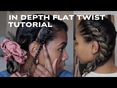 Видео: Простой способ сделать плоский твист | Подробное пошаговое руководство для начинающих