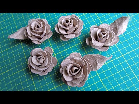 Видео: Розы из яичного лотка