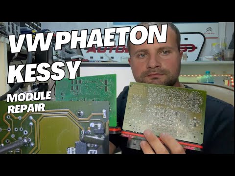 Видео: Ремонт модуля VW Phaeton Kessy — последствия попадания воды