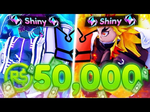 Видео: Я потратил 50 000 долларов *ROBUX* на SHINY CRUSADER Rengoku & Akaza из аниме «Крестоносцы»!