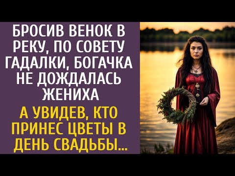 Видео: Бросив венок в реку по совету гадалки, богачка не нашла жениха… А увидев кто принес цветы на свадьбу