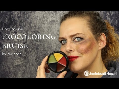 Видео: Как использовать краску для синяков Mehron ProColoring