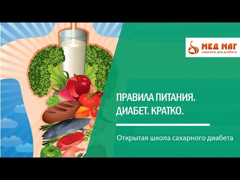 Видео: Правила питания. Диабет. Кратко.