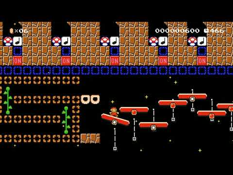 Видео: ★ ⁀Gimmick Athletics⁀★【HARD ♪ 】★ by мeиo №6! [# Meno No.6!] 🍄Super Mario Maker 2 | Switch #dpa