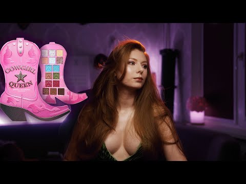 Видео: Палетка Джефрі Стар. Огляд і макіяж. Cowgirl Queen Artistry Palette✨💅💵