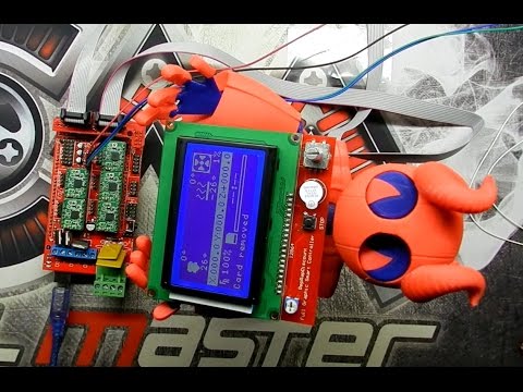 Видео: RAMPS 1 4, Arduino MEGA, ШД и экран.  Сборка и прошивка.