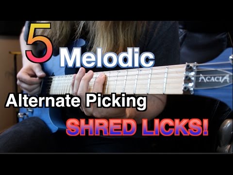 Видео: 5 мелодичных альтернативных фраз для игры медиатором! (с табулатурами)