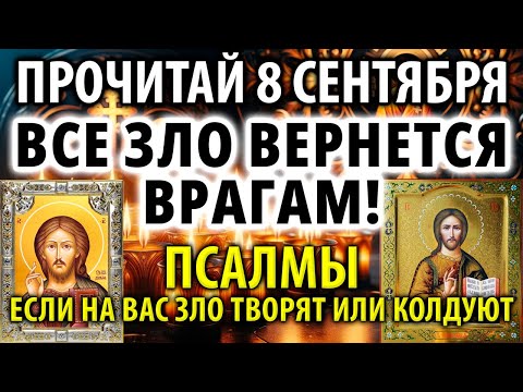 Видео: ЕСЛИ НА ВАС ВРАГИ ЗЛО ТВОРЯТ, КОЛДУЮТ, НАПАДАЮТ! Псалмы от врагов, Псалом 3, 24, 26, 41, 139