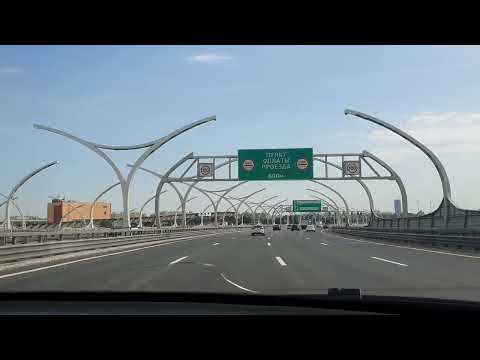 Видео: Санкт-Петербург 2022. ЗСД на юг до КАД. Удивляет, вот это дорога!
