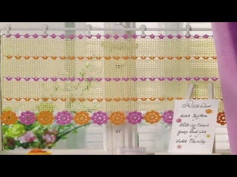 Видео: ПРОСТАЯ ЗАНАВЕСКА ДЛЯ КУХНИ КРЮЧКОМ