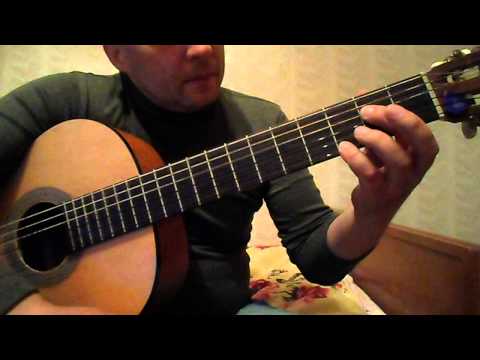 Видео: Как играть на гитаре В.Цой-Апрель.Вступление