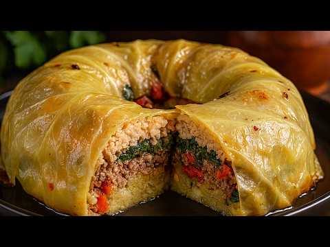 Видео: Удивительный капустный пирог с фаршем – такого вы еще никогда не пробовали! 🥬😋