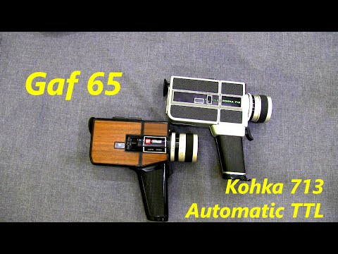 Видео: GAF 65  &  Kohka 713 кинокамера movie camera