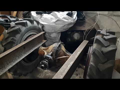 Видео: Самодельный трактор. Начало постройки.