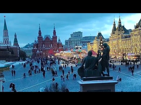 Видео: В главном храме страны/ Храм Василия Блаженного Москва 28.12.2023