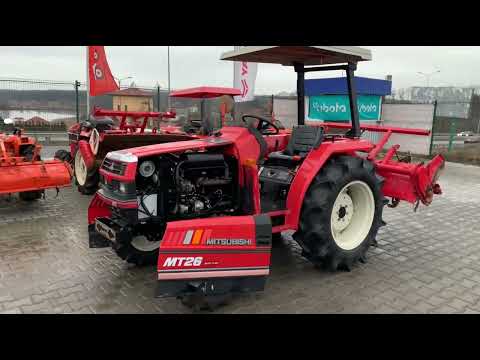 Видео: Огляд японського міні трактора Mitsubishi MT-26 | Totus Traktor