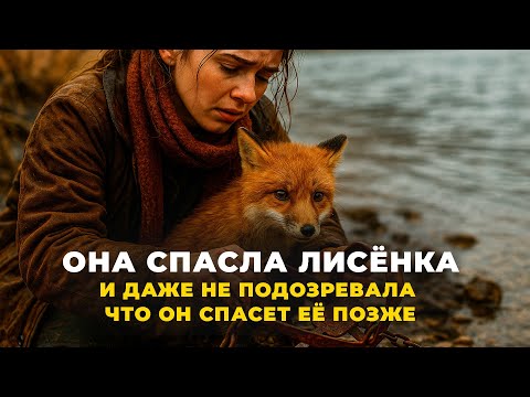 Видео: Девушка спасла лисёнка, а позже он сам спас ёё