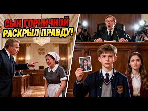 Видео: Миллионер обвинил горничную в краже, но ее сын раскрыл неудобную правду в суде.