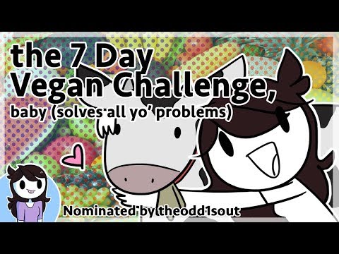 Видео: 7-дневный Веган Челлендж, Детка JaidenAnimations TheOdd1sOut на русском 7 Day Vegan Challenge, baby