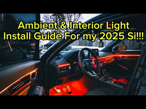 Видео: Руководство по установке внутреннего и внешнего освещения на моем Si 2025 года!