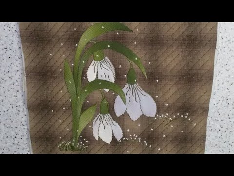 Видео: Как я делаю аппликацию на ткани. Японский пэчворк.