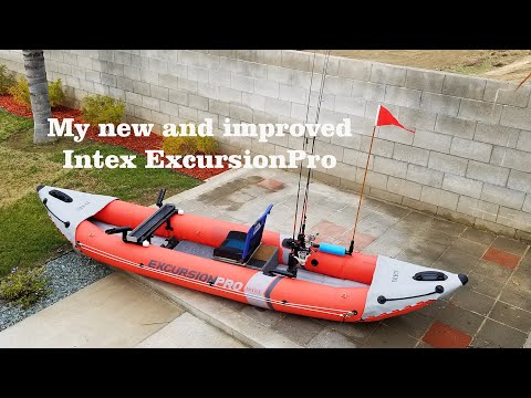 Видео: Каяк Intex Excursion Pro Customized