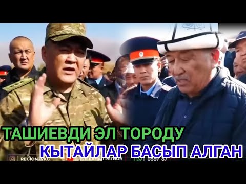 Видео: ТАШИЕВДИ ЭЛ ТОРОП АЛГАН. КЫТАЙЛАР КЫЙНАП ЖАТАТ!!!