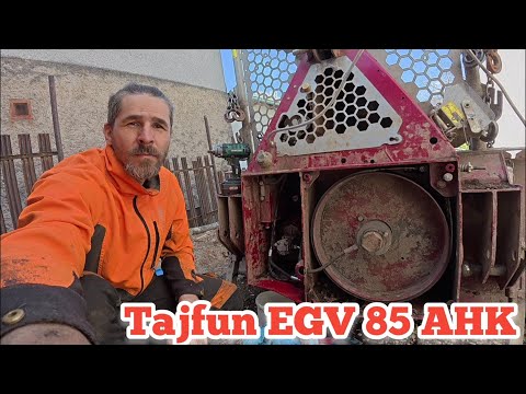 Видео: Tajfun egv 85 ahk, Техобслуживание лебедки, замена масла, ремонт шкивов, смазка цепи, Amles, Zetor