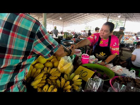 Видео: Воскресный рынок  Ванг Понг / Market Wang Phong, Pran Buri