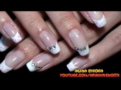 Видео: Свадебный маникюр или маникюр на свадьбу (гель лак)