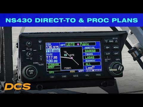 Видео: Учебник 3 DCS NS430 — режимы DirectTo и Proc