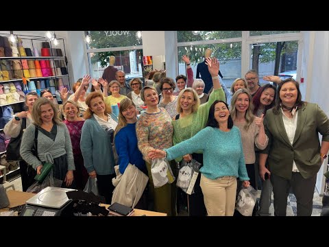 Видео: Очень много Пряжи / Вот это встреча @Woolyyarn !!!  #vlog  #riga