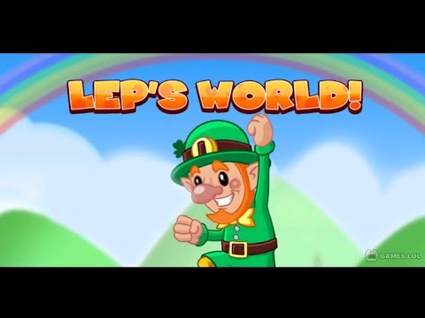 Видео: Играем в Lep's World ! 2 часть                              (4-8 level world 1)