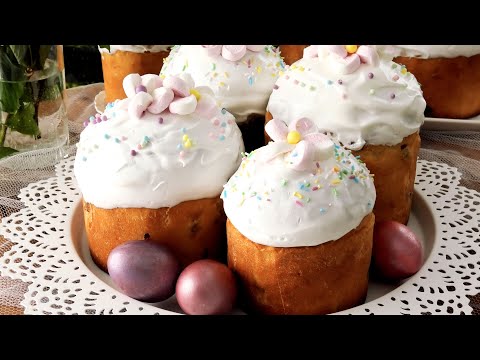 Видео: Пасхальные Куличи *Сливочные* на пшеничной закваске 🌸