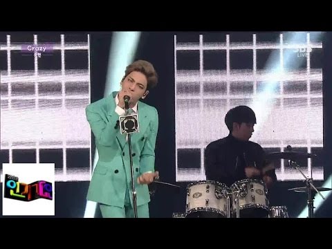 Видео: [Jonghyun (Feat. Iron)] crazy (Crazy) @ Популярная песня Inkigayo 150118