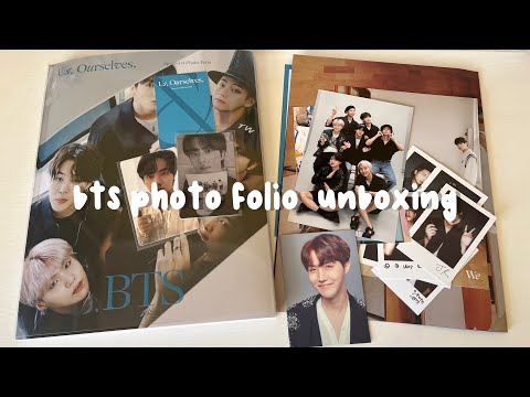 Видео: unboxing ep 6 : распаковка фото-фолио бтс и фотокарт 📂 bts special 8 photo-folio us, ourselves 'we'