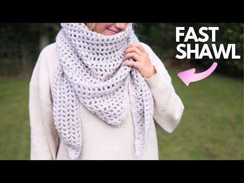 Видео: Вязание крючком SHAWL Wizardry: самая быстрая шаль в мире?