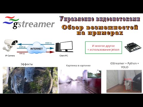 Видео: GStreamer. Управление видеопотоками. Обзор возможностей на примерах