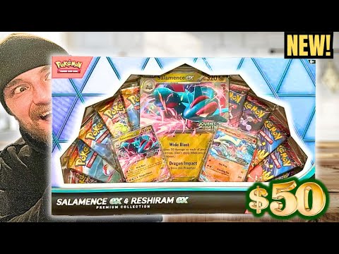 Видео: Открываем НОВУЮ коробку премиум-коллекции покемонов Salamence и Reshiram!